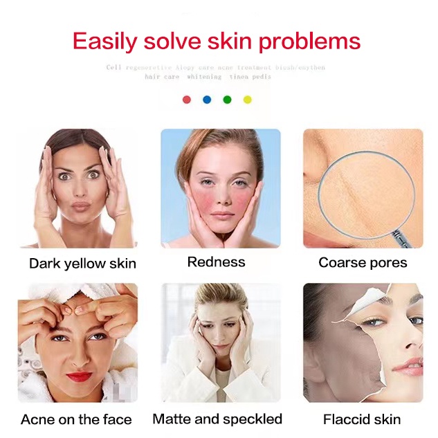 LED Masker alat facial wajah Light 7 Warna Hidrasi Peremajaan Kulit Pemutih Dan Peremajaan Kulit 100% original