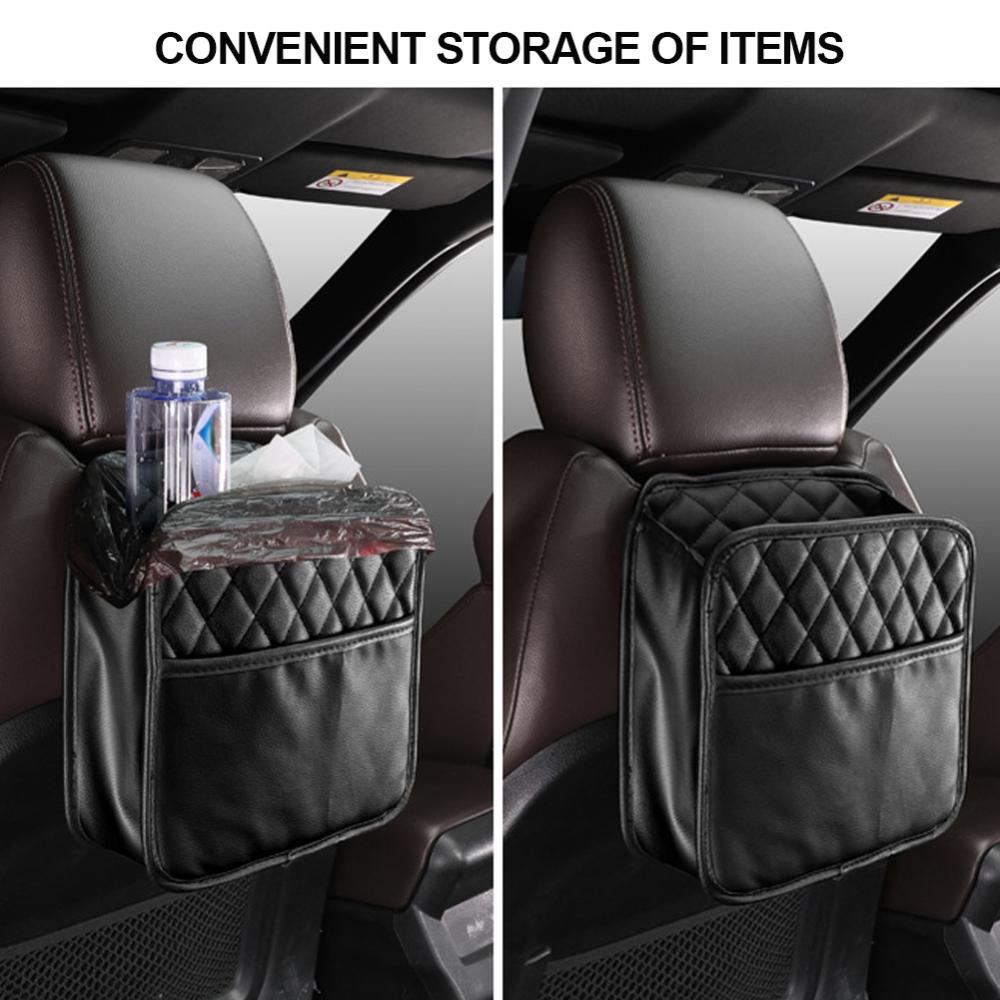 Openmall Car Backseat Storage Box Car Storage Auto Waterproof Kantong Saku Telepon Pelindung Kursi Belakang Tas Gantung G9U8