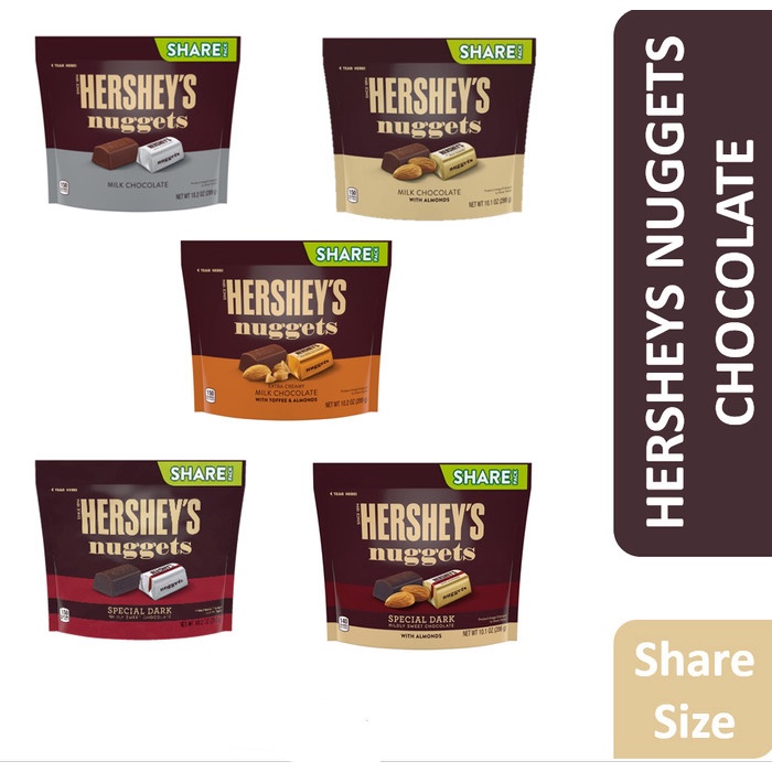 

Hershey Nuggets Chocolate - cokelat hershey impor aneka varian