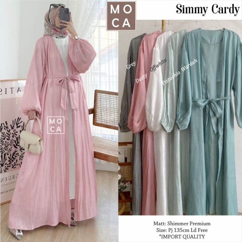 SIMMY CARDY OUTER ORI MOCA | Ld free Shimmer Prrmium