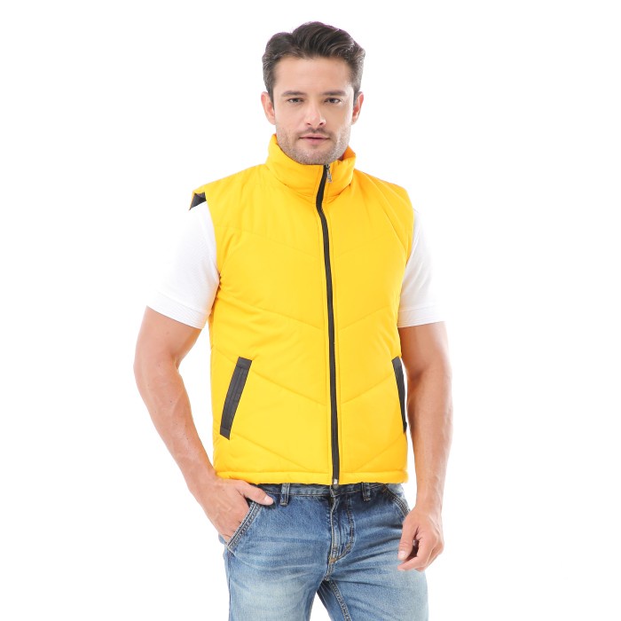 Rompi Motor Rompi Harian Pria Wanita Tebal Premium - Kuning, XL