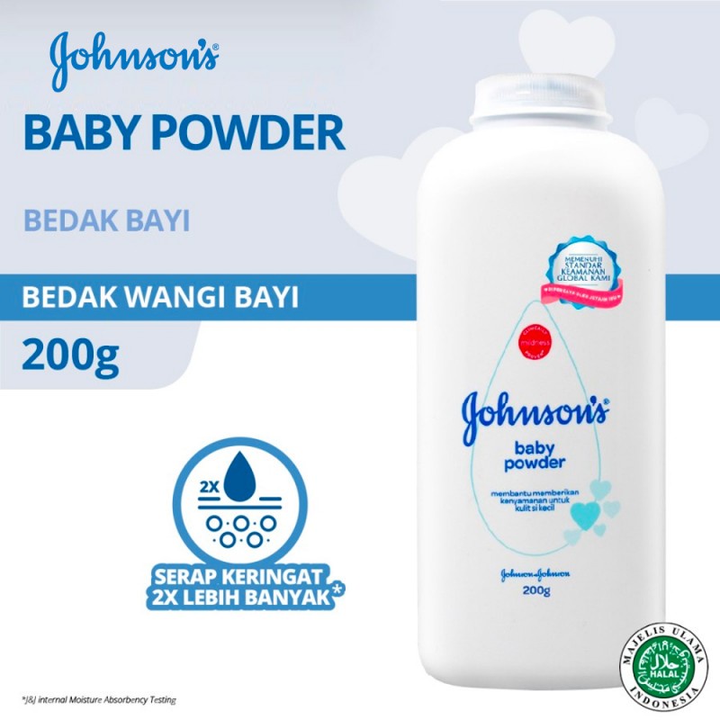 Johnson Baby Powder Bedak Bayi - 200 gr