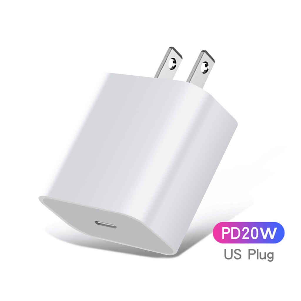 2023charger pd 20w 9v-2.2a Kepala Pengisian Cepat Tipe c 20w Antarmuka Cocok Untuk iphone EU Peraturan UK US