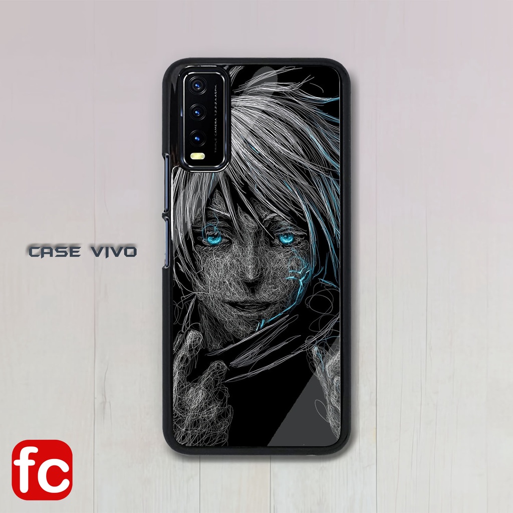 Case Glossy HD Vivo Y12s Y20 Y20S G Y20i Y20T Y12A [FR60] Anime Jujutsu Kaisen Pic HD Casing Kilau H