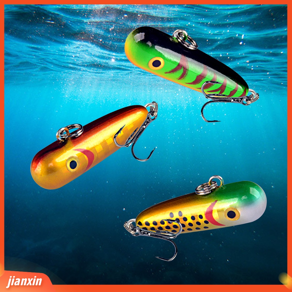 (In Stock) 2.5g /3cm Umpan Umpan Ikan Penembus Kuat Tajam Hidup Mudah Di Cor Memancing Mengambang Wobblers Pike Umpan Untuk Pecinta Memancing