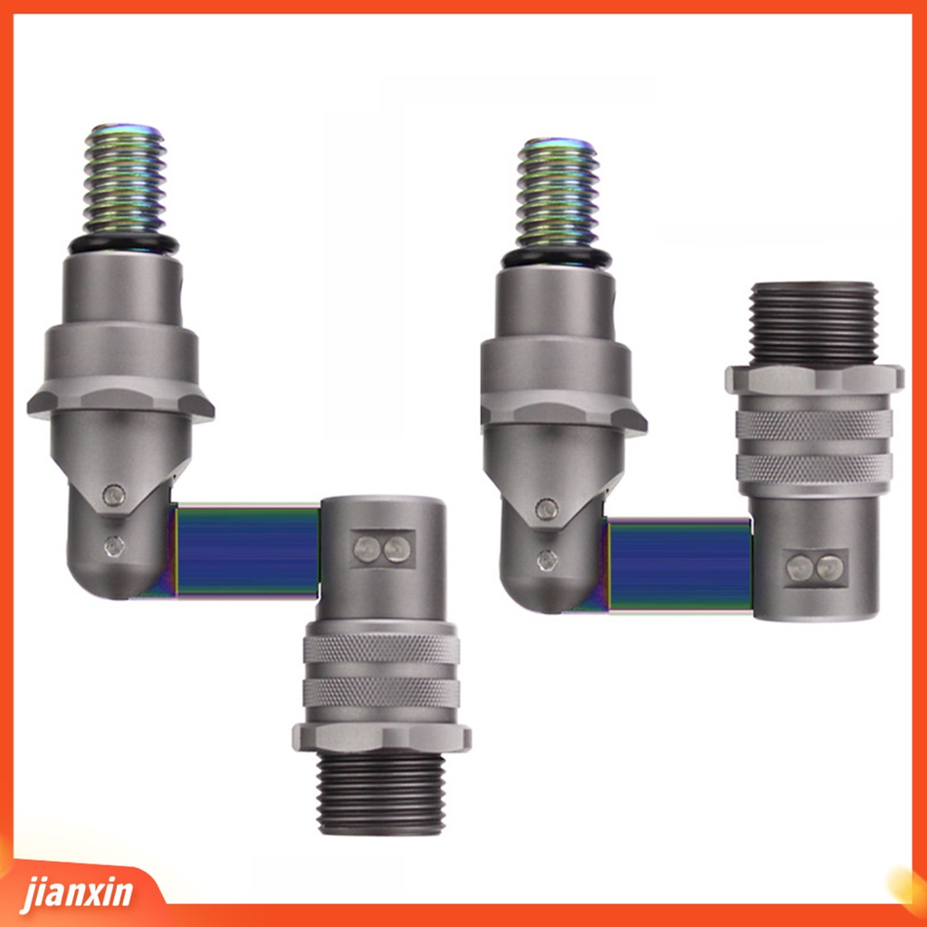 (In Stock) Konektor Adaptor Jaring Celup Portabel Aluminium Alloy Dapat Dilipat Alat Pancing