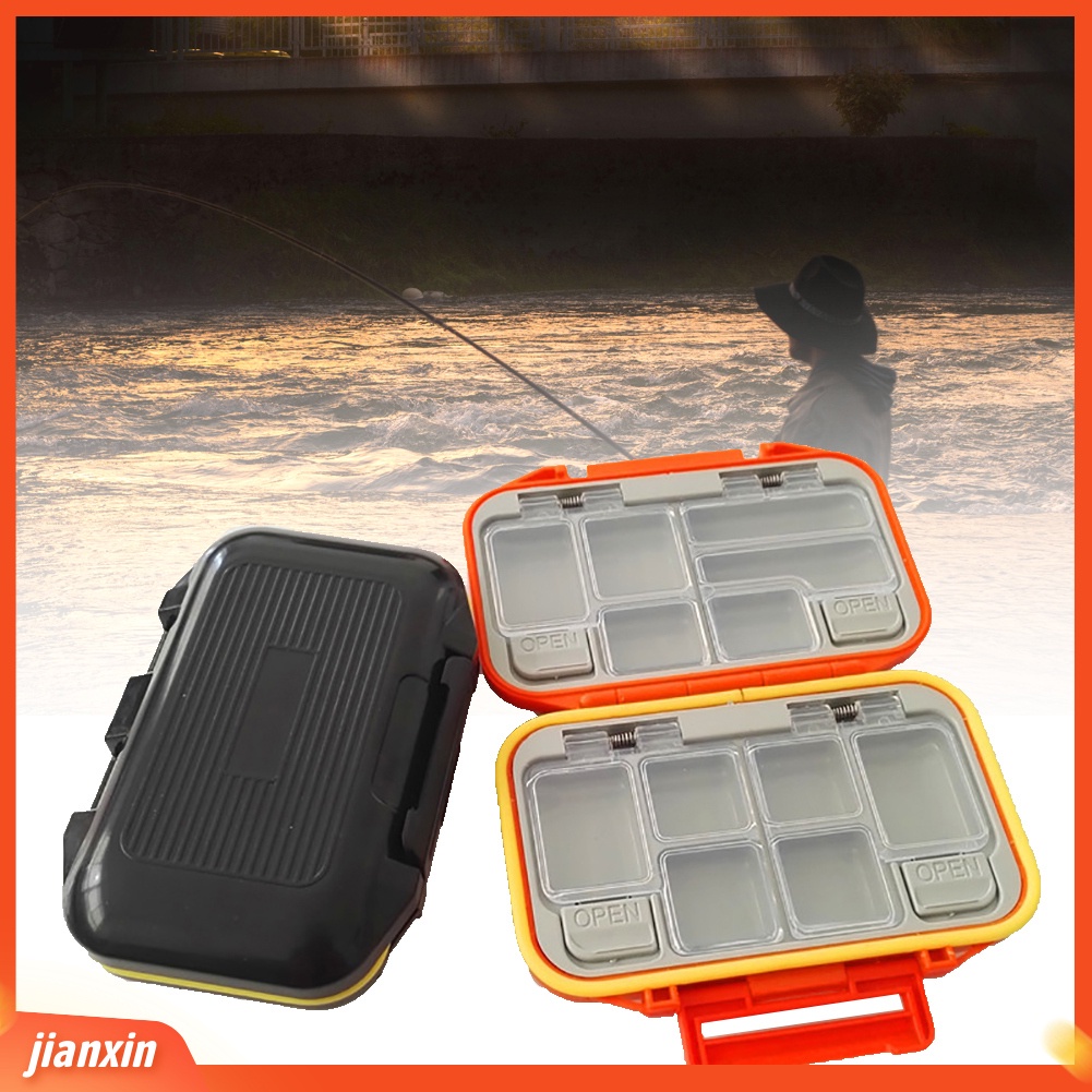 (In Stock) Kotak Pancing Portabel Tahan Air Dua Sisi Umpan Lure Hooks Tempat Penyimpanan