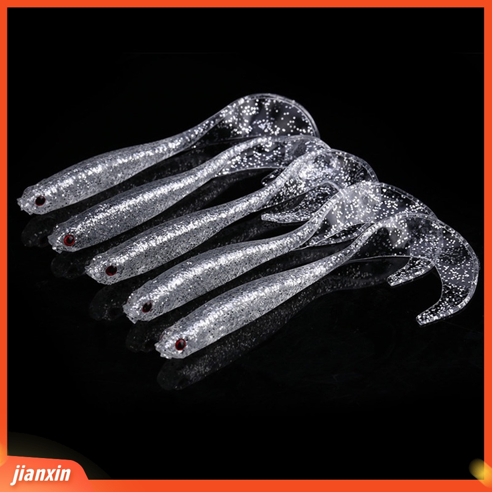 (In Stock) 5Pcs /Set 13cm Buatan Lembut PVC Lure Ikan Umpan Pancing Tackle Alat Aksesoris