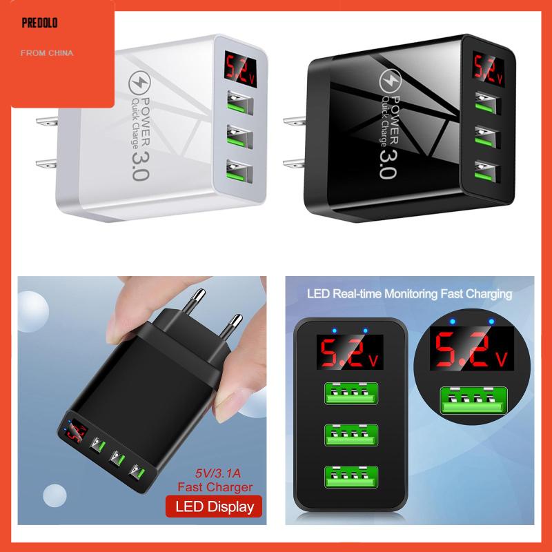 [Predolo] Charging Station 3port Compact Untuk Travel Charging Standar As