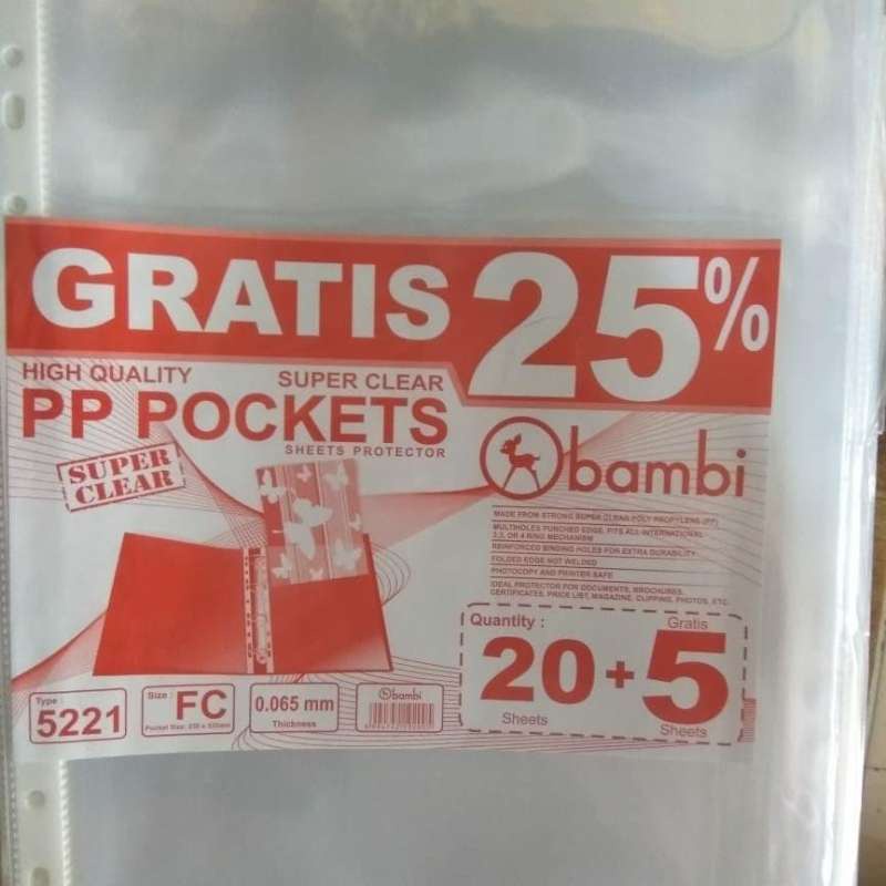 

PP Pocket Bambi F4