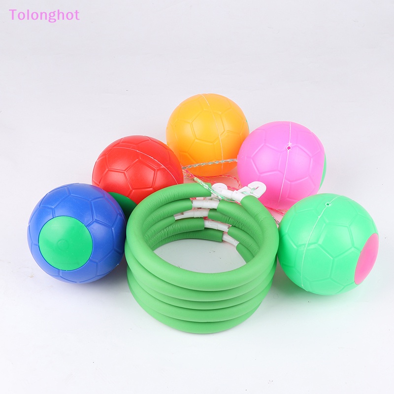 Tolonghot&gt; 1PC Skip ball Outdoor Fun toy ball Klasik Skipping Mainan Latihan Koordinasi Dan Keseimbangan hop jump playground may toy ball well