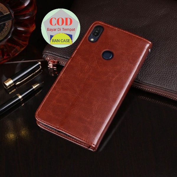 CASE ASUS ZENFON MAX PRO M1 (ZB601KL/ZB602KL/X00TD) LEATHER CASE SARUNG HP DOMPET KULIT FLIP COVER K