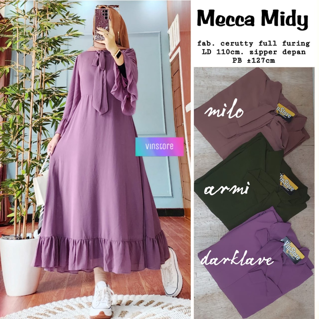 Pakaian Baju Busana Wanita MECCA MIDY by VINSTORE 11/07 AS F14
