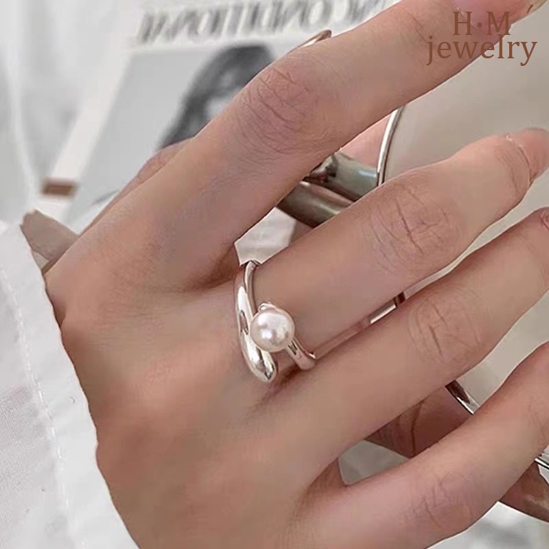 Putaran Track Mutiara Disiplin Diri Yang Canggih Cincin Sederhana Gelang Fashion Pribadi Pembukaan Ornamen