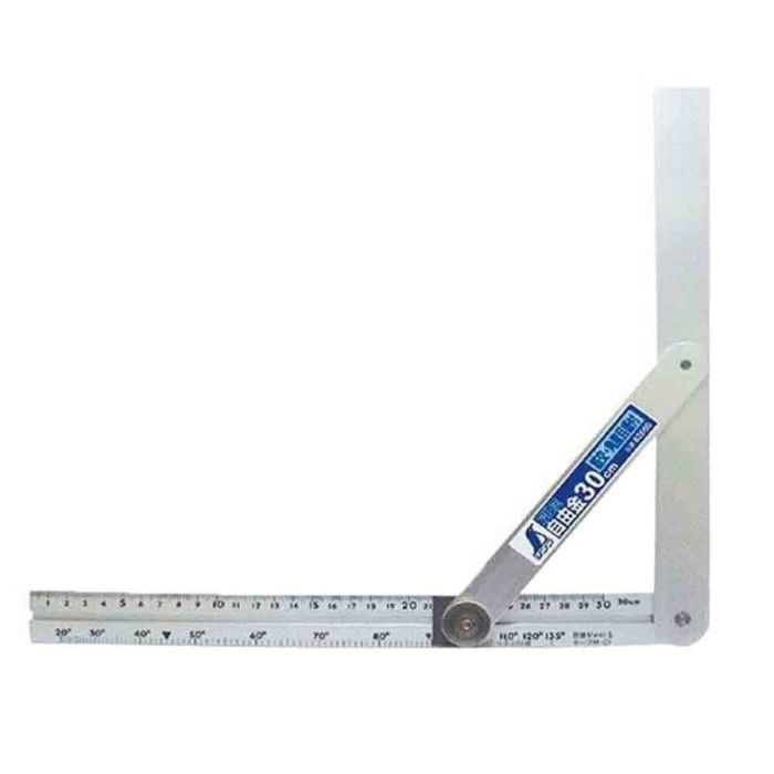 

SHINWA 62660 Penggaris Siku 30 cm Aluminium Sliding Bevel With gradient graduation 30cm