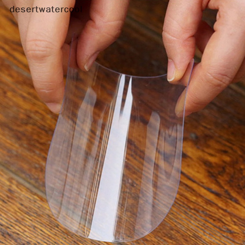 Deid 10pcs Scraper Krim Tembus Transparan Pemotong Adonan Kue Fondant Scraper Martijn