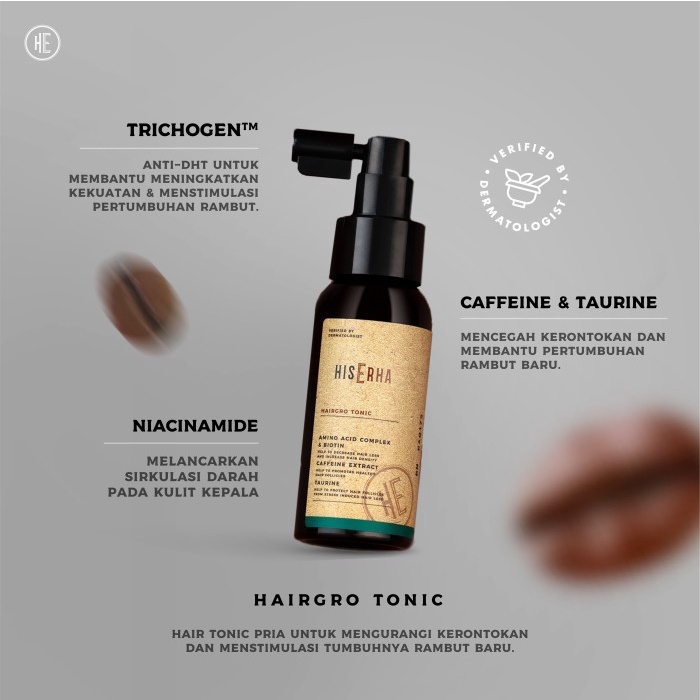 SALE His Erha Hairgro 60ml - Tonic Penumbuh Rambut Pria