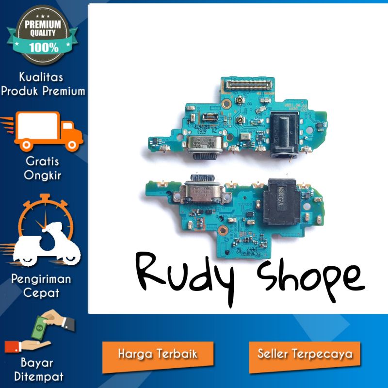 Konektor Charger Papan Cas Samsung A52S 5G Original 100% Ic Smart Fast Charging Pcb Board