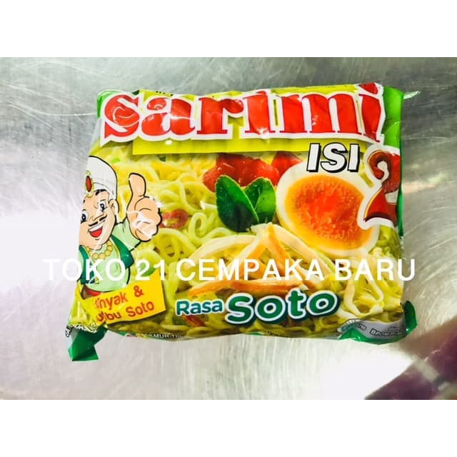 

Sarimi isi 2 Kuah Rasa Soto 1 BUNGKUS | Mi Mie Instant Sarimi Murah