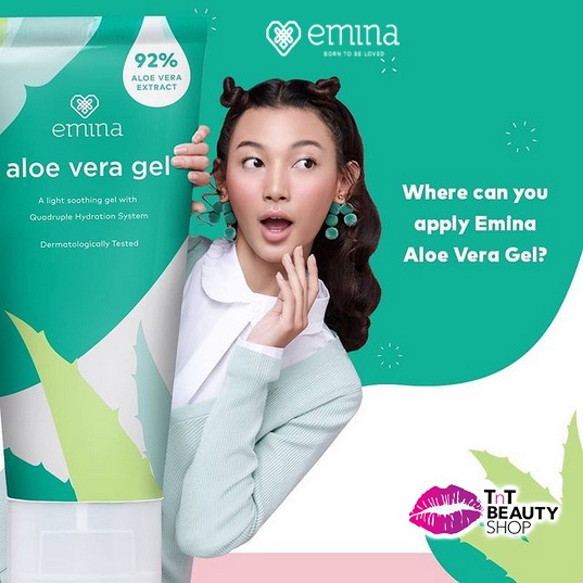 Emina Aloe Vera Gel 60mL | Pelembab Wajah