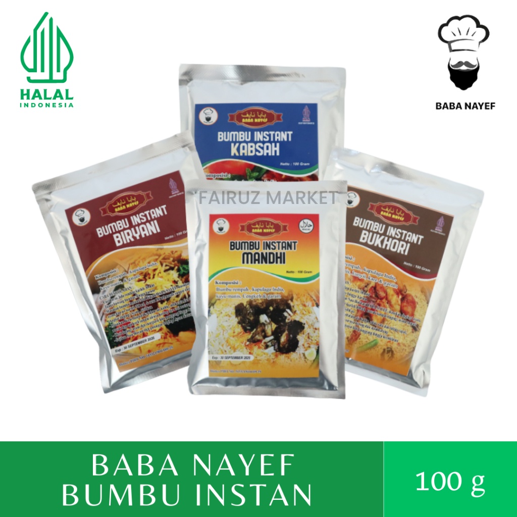 

Baba Nayef Bumbu Instant 100 g