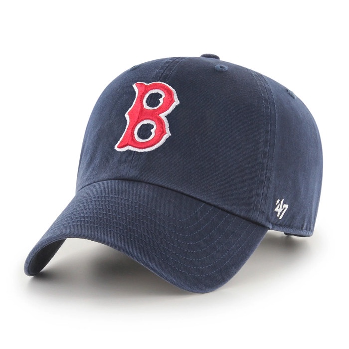 Topi Original 47 Brand Clean Up Boston Red Sox Cooperstown Navy