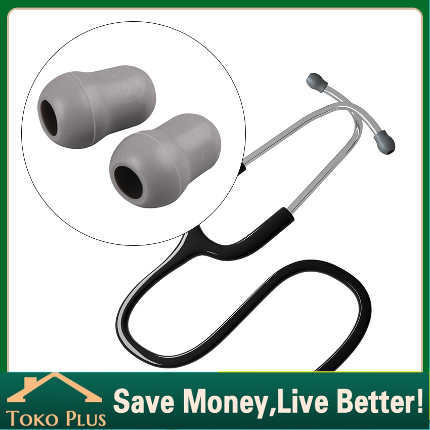 Ear tip Eartip Stetoskop Eartips stetoskop Littmann 5mm (1 pair) plug karet telinga stetoskop Litman