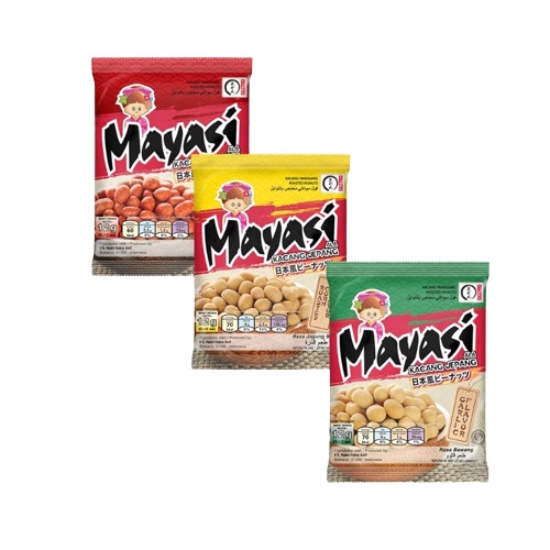 

MAYASI Kacang PANGGANG Oven All Variant @23g × 10 pcs