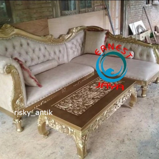 kursi sofa sudut minimalis mebel jepara ukir Termurah cod redy