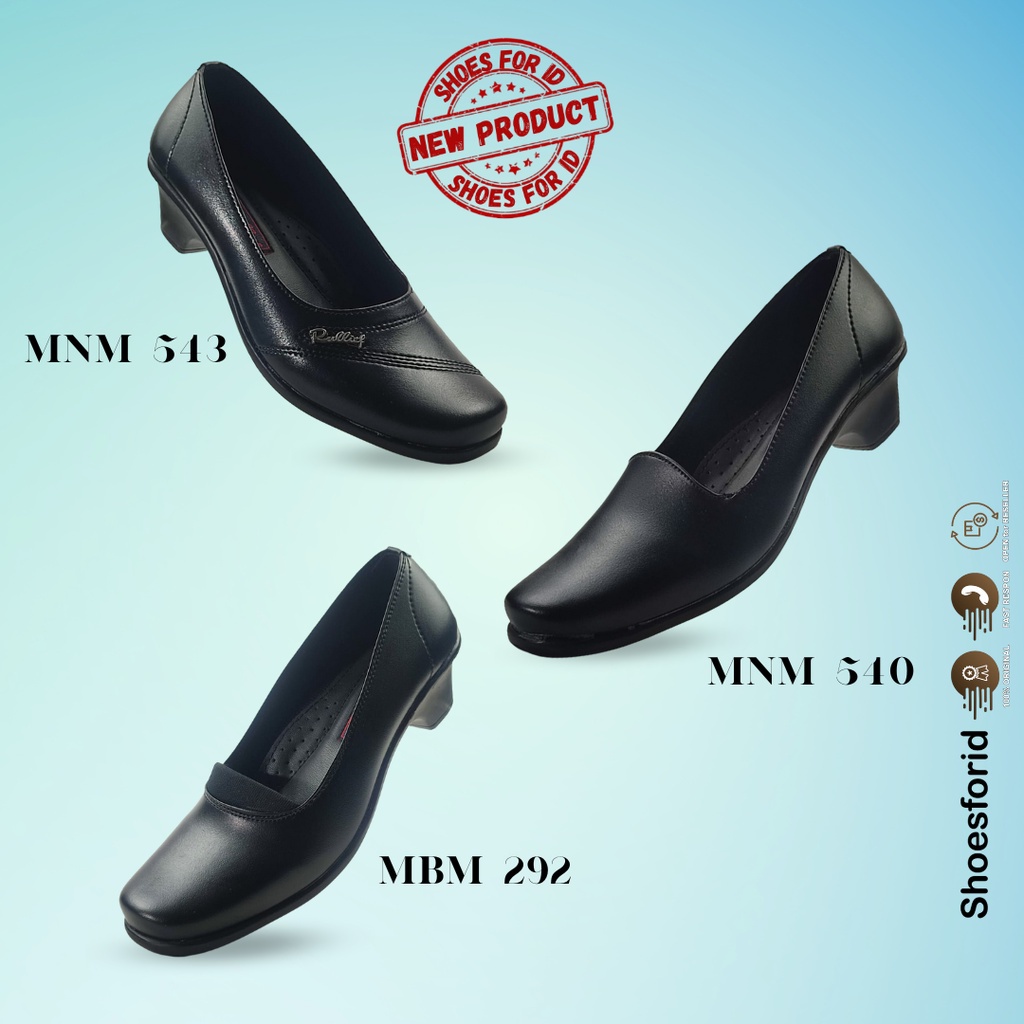 RULLIEF -  MNM 540 // MNM 543 // MNM 505  SEPATU KERJA WANITA PANTOFEL