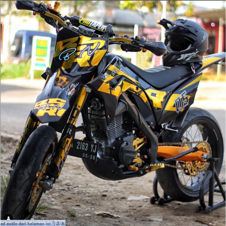DECAL STICKER MOTOR HONDA CRF 150 L NEW SUPERMOTO/CRF 150 OLD/CRF 230/CRF 250/CRF 110/CRF 450/POLA P