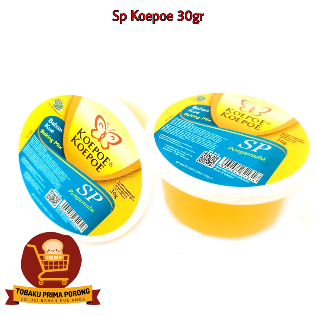 

KOEPOE KOEPOE SP ( PENGEMULSI ) - BAHAN KUE - BAKING MIX - 30gr