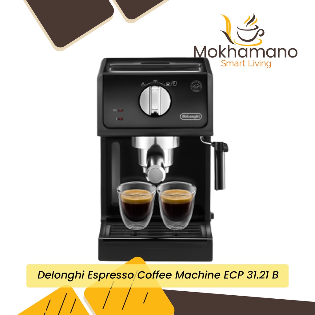 DELONGHI MESIN KOPI ESPRESO COFFEE MACHINE ESPRESSO ELECTRIC ECP31.21B