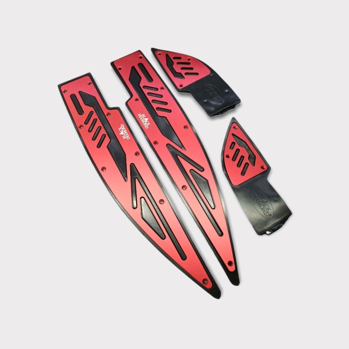Black Diamond - Bordes Pijakan Kaki for All New PCX 160 Alumunium Footrest Panel Set
