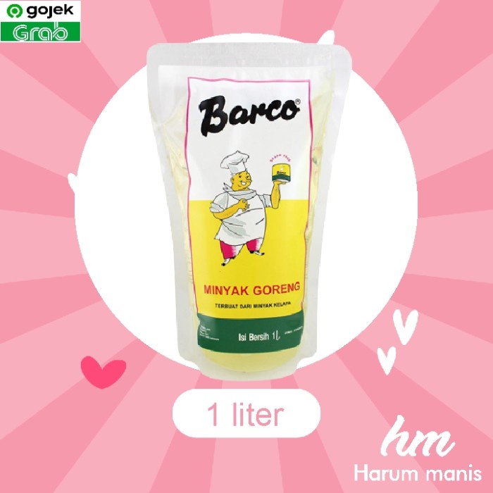

Barco Minyak Goreng Kelapa 1 liter