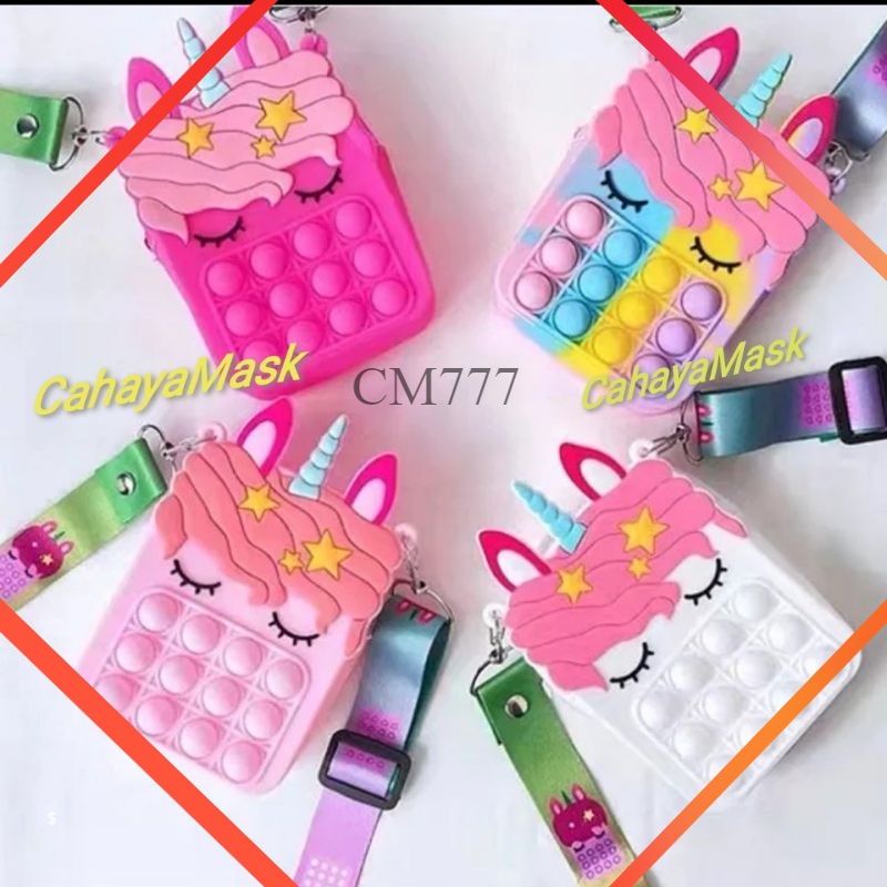 Tas Anak Mini Silikon Pop It