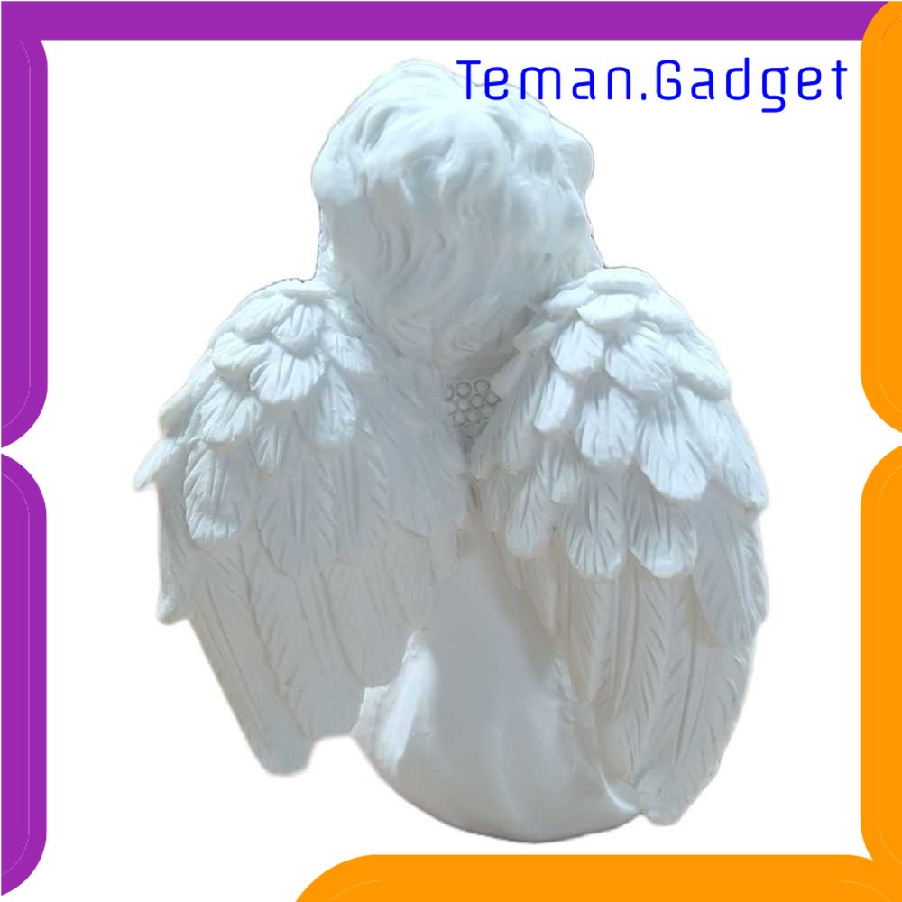 TG -  ART Lightup Patung Taman Malaikat Angel Shaped Decorative Garden Statue - LU01