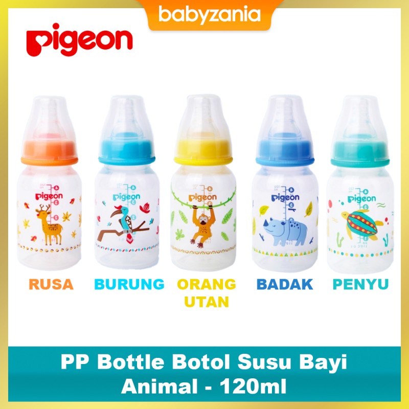Pigeon PP Bottle Botol Susu Bayi - Animal 120 ml