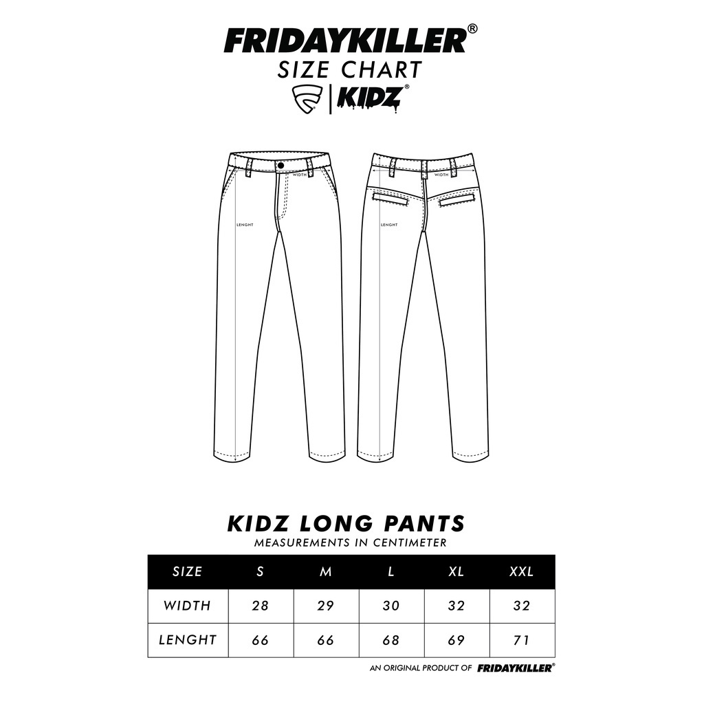 CELANA PANJANG ANAK-ANAK FRIDAY KILLER | MEXICO KIDS GREY