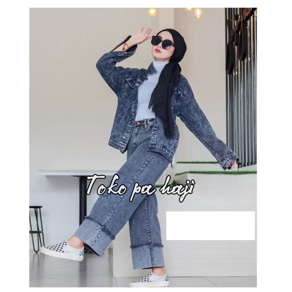 KULOT JEANS WANITA TERBARU KEKINIAN OOTD