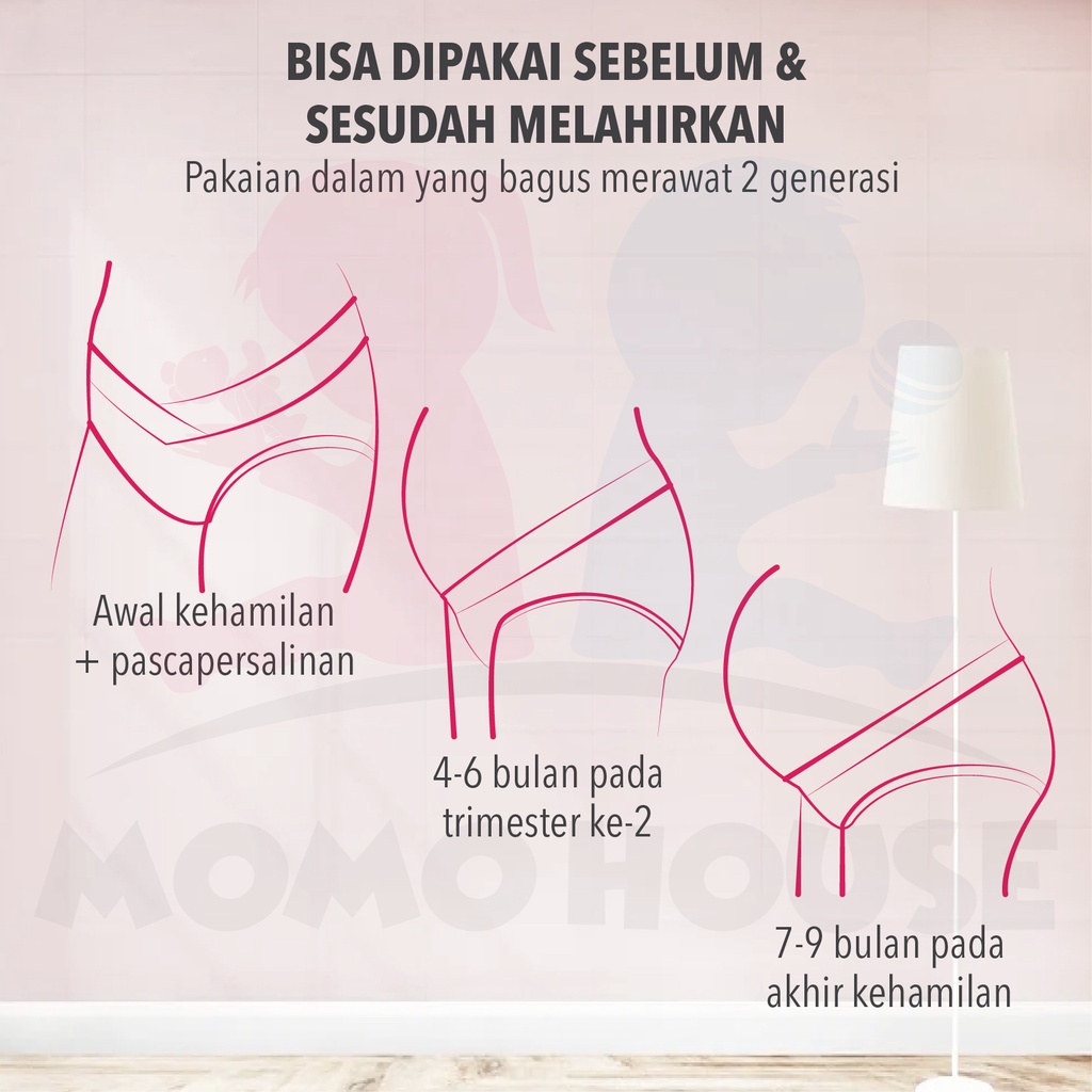 MOMO HOUSE celana dalam seamless wanita tanpa jahitan anti nyeplak pkaian dalam cd wanita tanpa jahitan seamless underwear