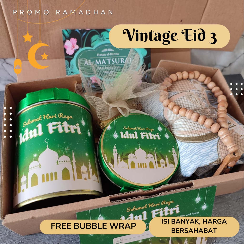 

Hampers Lebaran Idul Fitri Vintage Eid Kado Parcel Hari Raya Mubarak by Hapunni