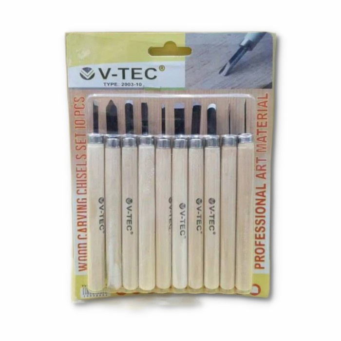 

V-TEC Pisau Ukir Type 2003-10 (1 Set isi 10 Pcs)