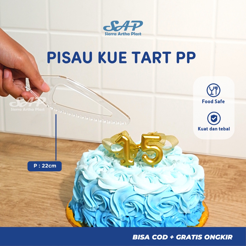 Pisau Kue Tart | Pisau Cake Ultah |Pisau Plastik Tart | Pisau Kue | Pisau Tart | Pisau Cake | Pisau Plastik Transparan