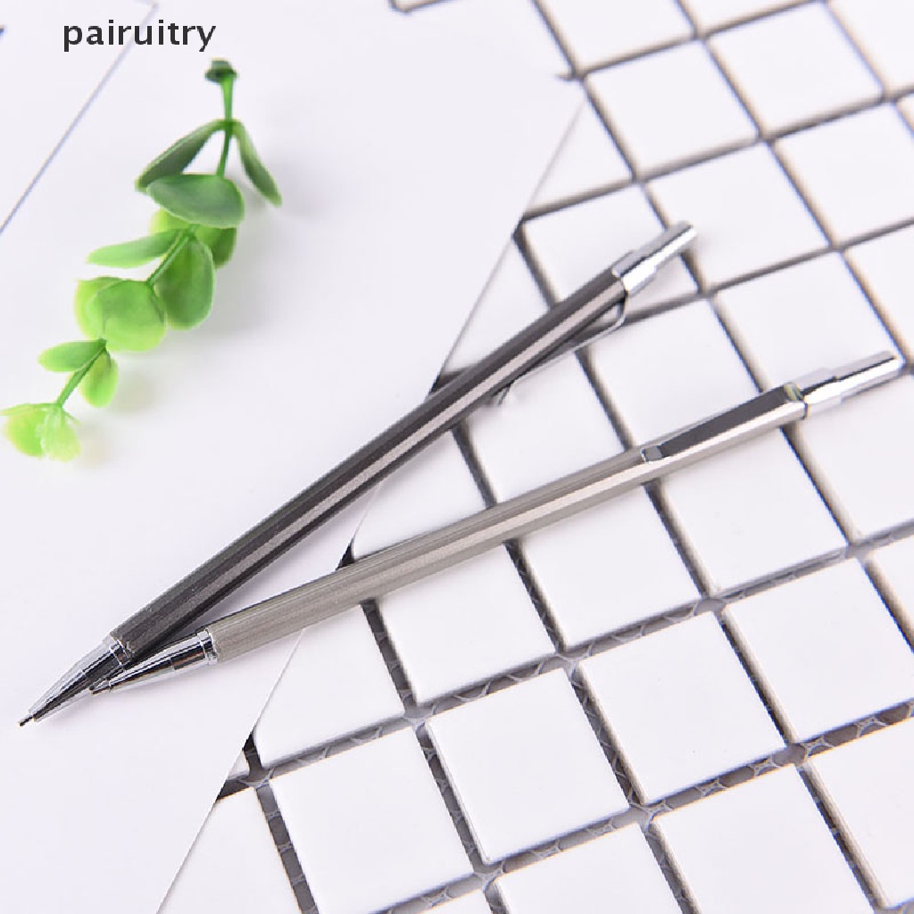 Pensil Otomatis Mekanik Metal PRT 0.5/0.7mm Untuk Gambar Wrig Sekolah Supplie PRT