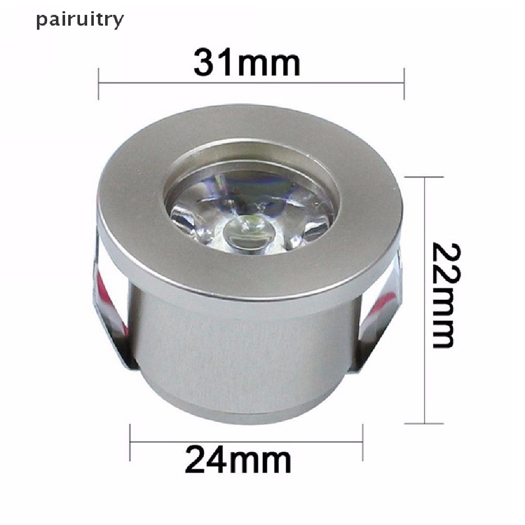 Prt 1/3W Recessed Mini Spotlight Lamp Ceiling Mounted LED Downlight Lampu Plafon  Prt