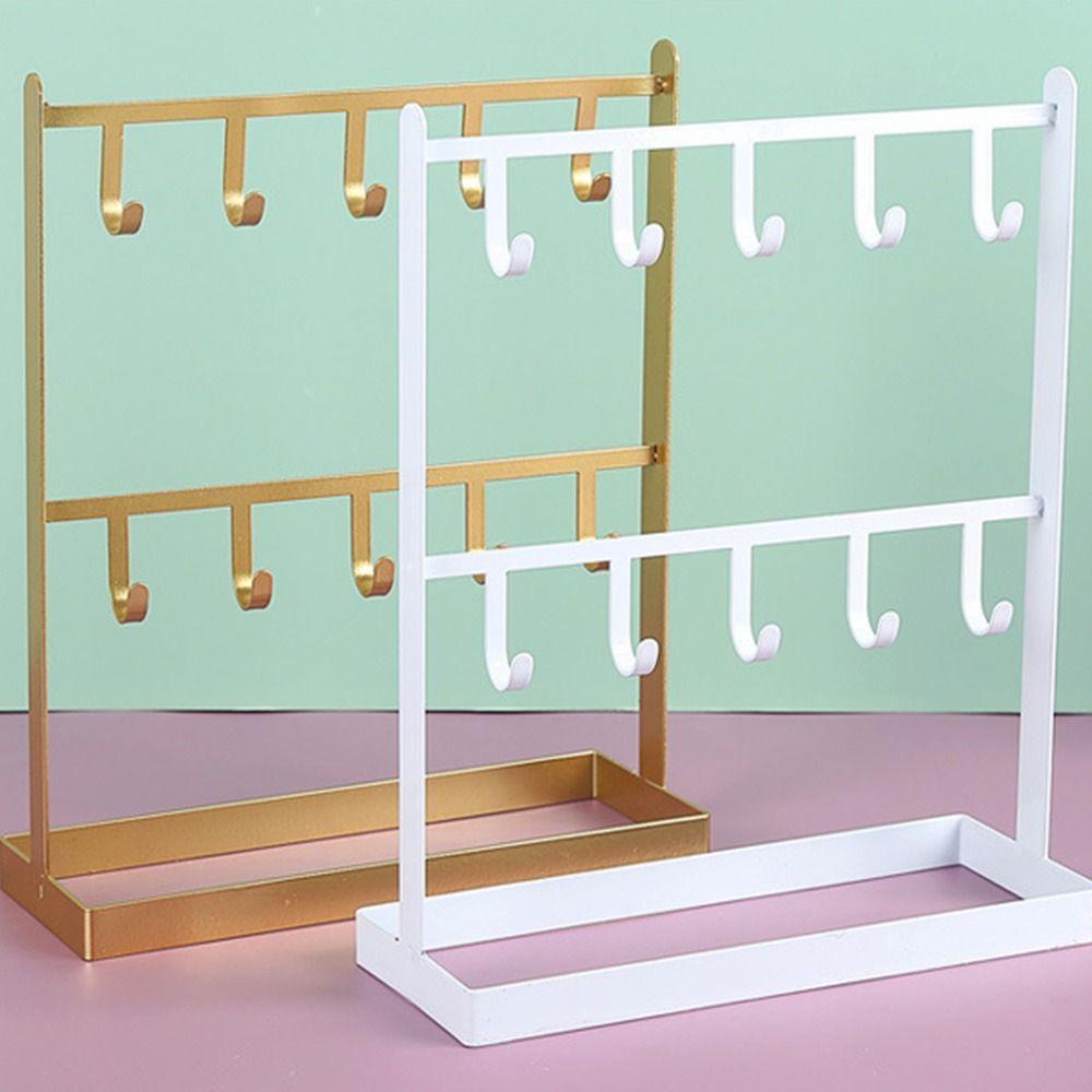 Fishstick Display Perhiasan Berdiri Trendi Minoritas Wanita Kalung Display Stand Rambut Cincin Rak Organizer Gantungan Kunci Hanger