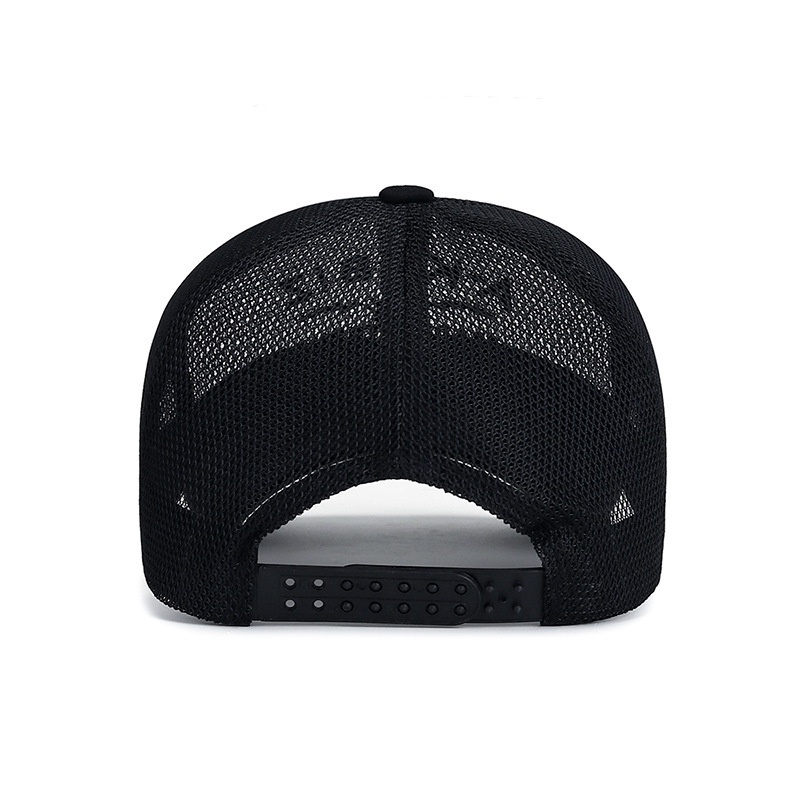 Topi Baseball Mode Untuk Pria A-KUBIZ Surat label Kasual breathability Full mesh cap adjustable Olahraga Luar Ruangan Tabir Surya Snapback Topi Wanita