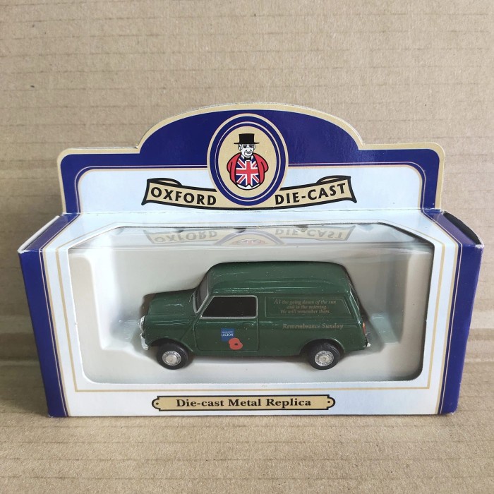 Oxford 1/43 Austin Morris Mini Panel Van British Legion Made in China