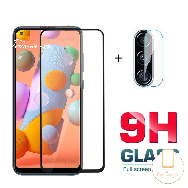 Samsung A13 A14 A54 A34 A12 A04E A23 A50 A50s A30s A21s A10 A31 A03S A52s A52 A32 A72 A22 A73 M10 2in1 Screen Protector Pelindung Layar Lensa Kamera Tempered Glass